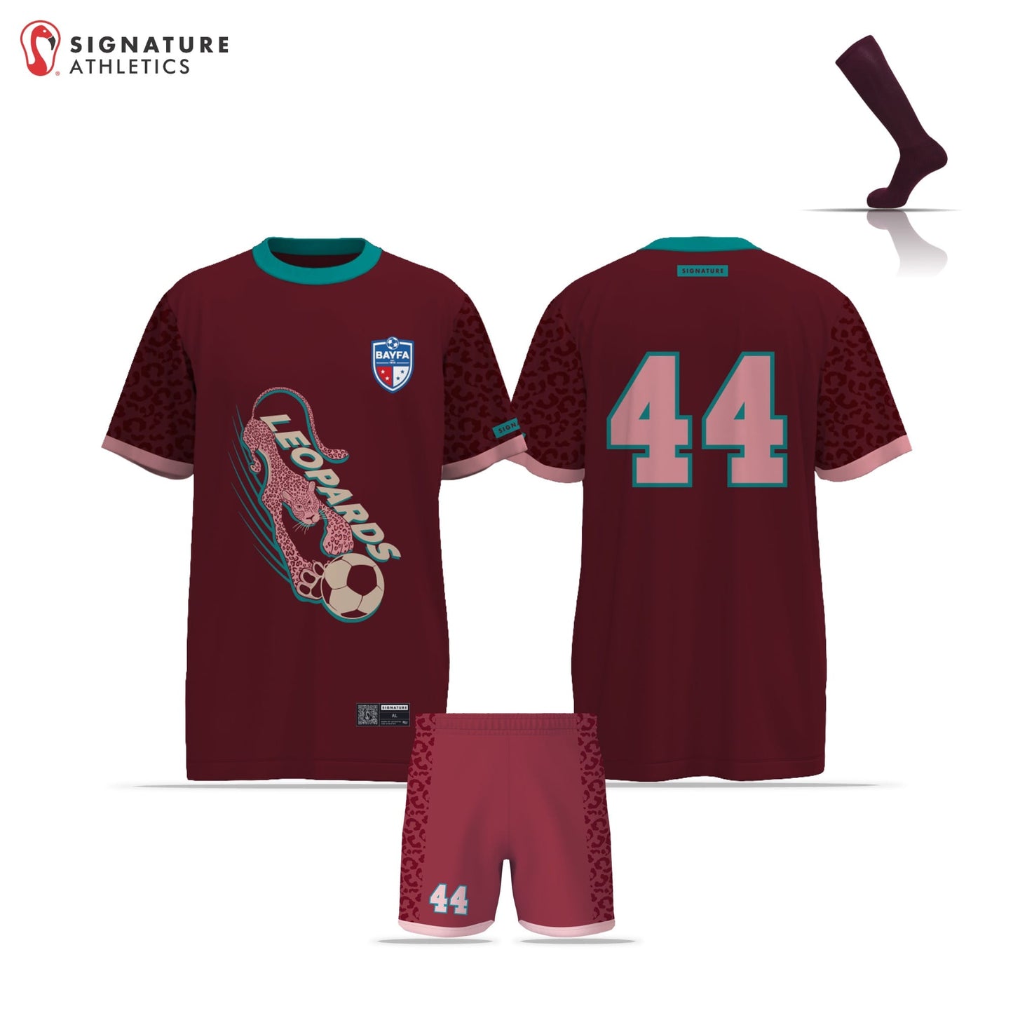 BAYFA Leopards Women's 3 Piece Player Package: Leopards Signature Lacrosse