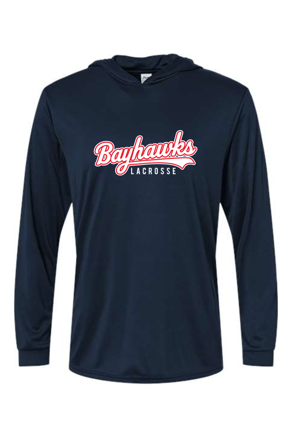 bayhawks lacrosse Paragon Bahama Performance Hooded Long Sleeve T-Shirt Signature Lacrosse