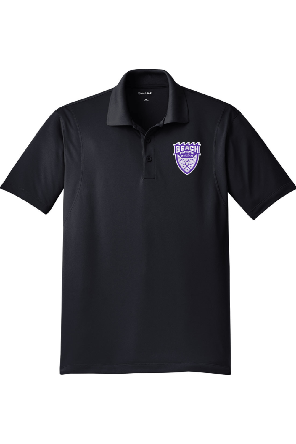 Beach Patriots Lacrosse Adult Embroidered Athletic Polo Signature Lacrosse