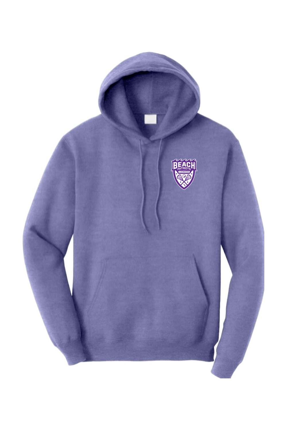 Beach Patriots Lacrosse Adult Heavyweight Hoodie Signature Lacrosse