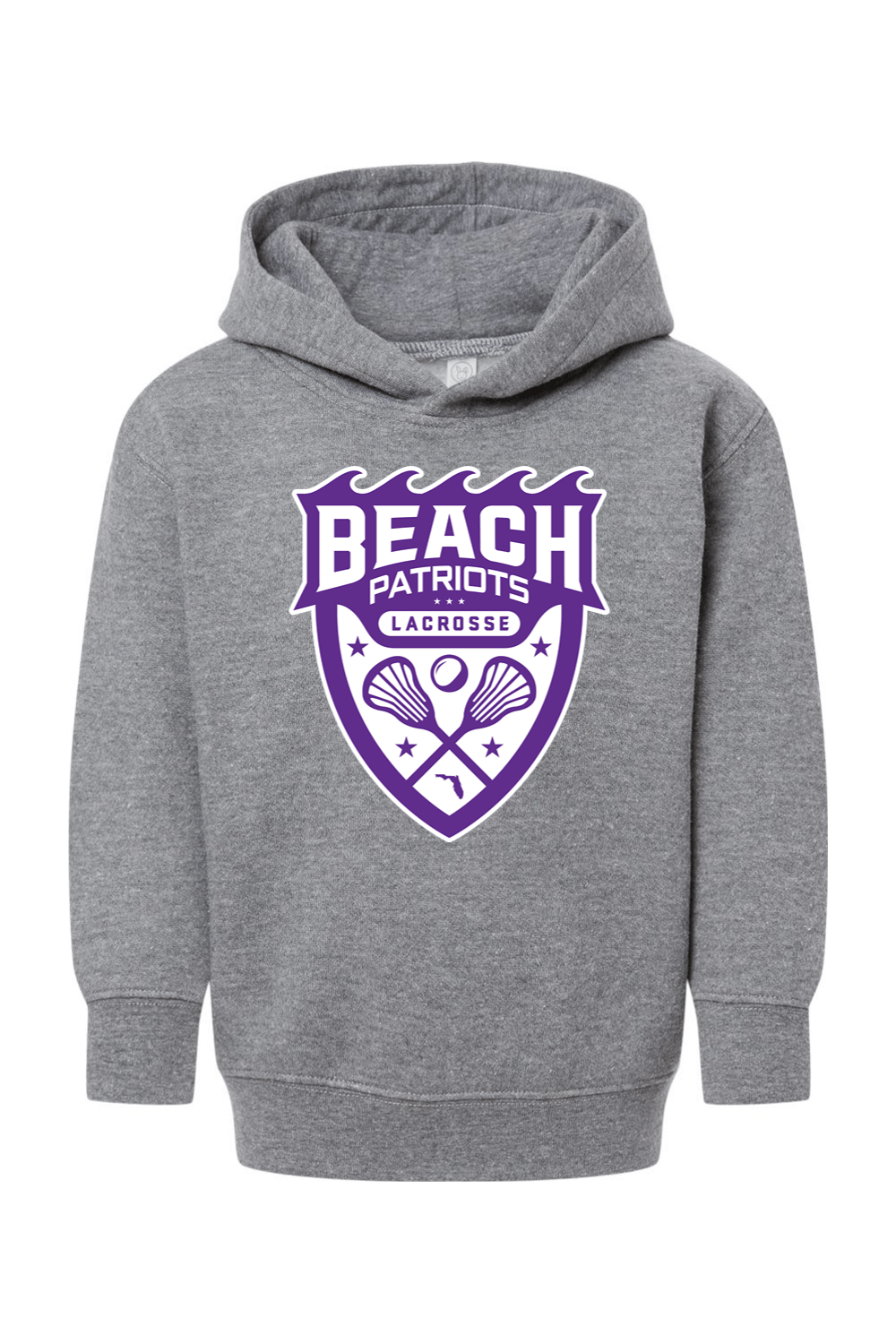 Beach Patriots Lacrosse Toddler Fleece Hoodie Signature Lacrosse