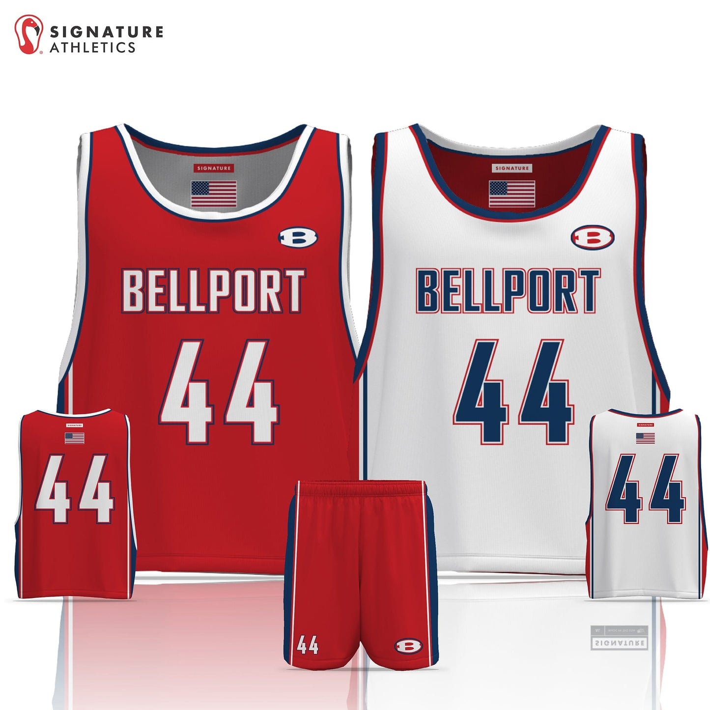Bellport Lacrosse Men's 2 Piece Player Package: Bellport Signature Lacrosse