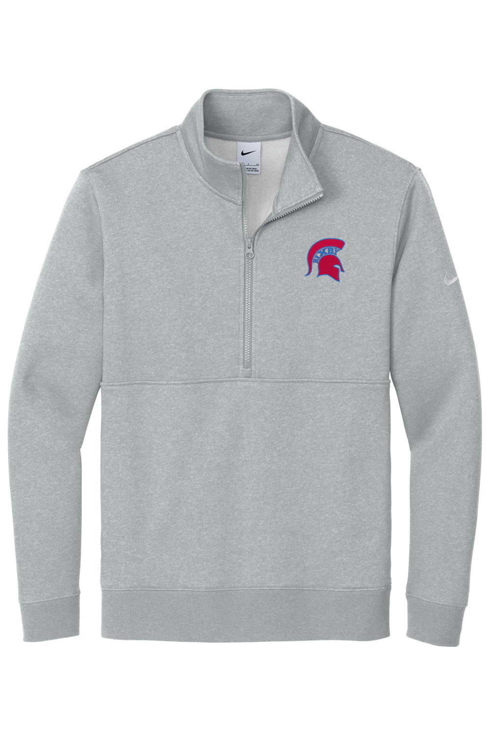 Bixby Spartans YLC Sleeve Swoosh 1/2-Zip Signature Lacrosse