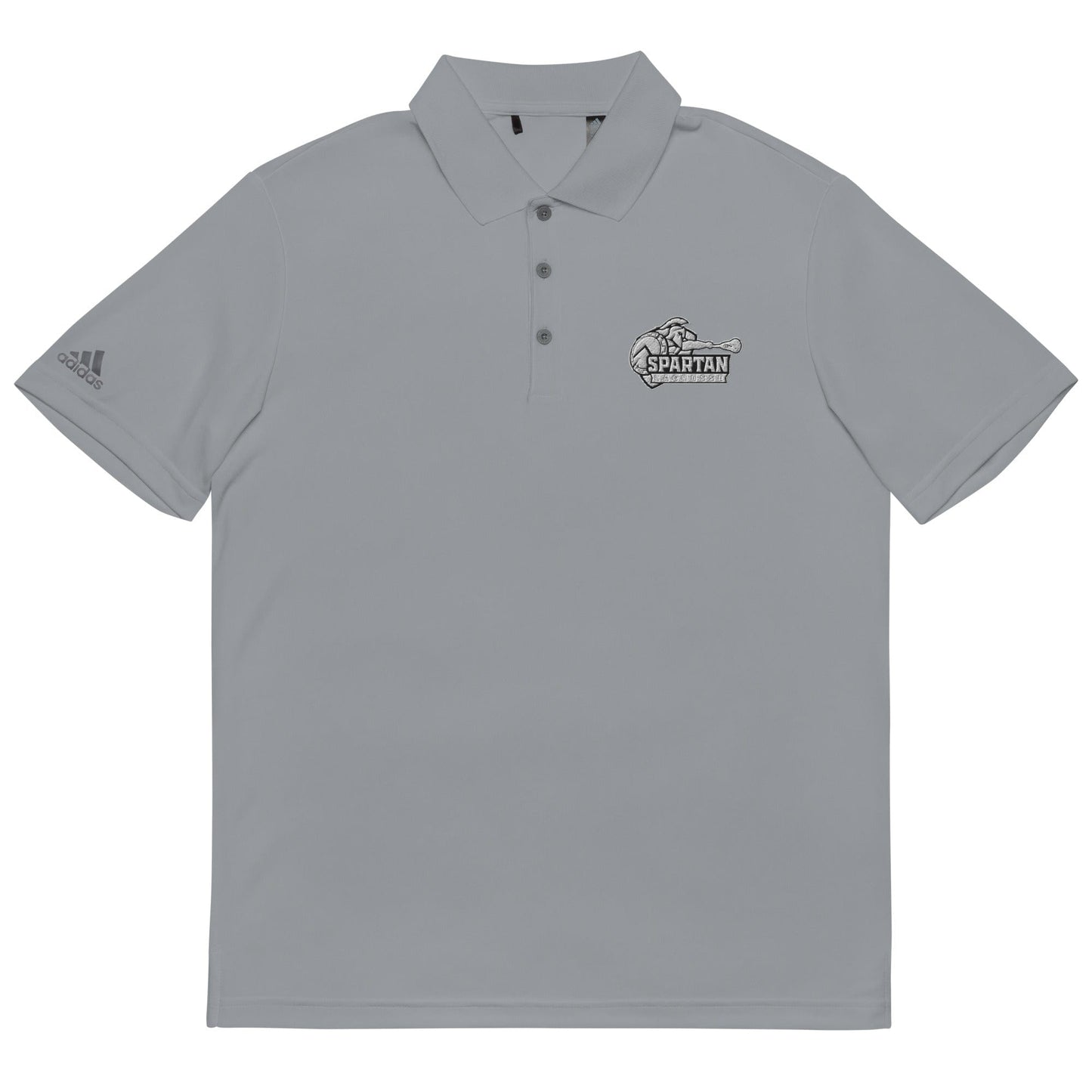 Bixby Spartans Youth Lacrosse Adult Adidas Performance Polo Signature Lacrosse