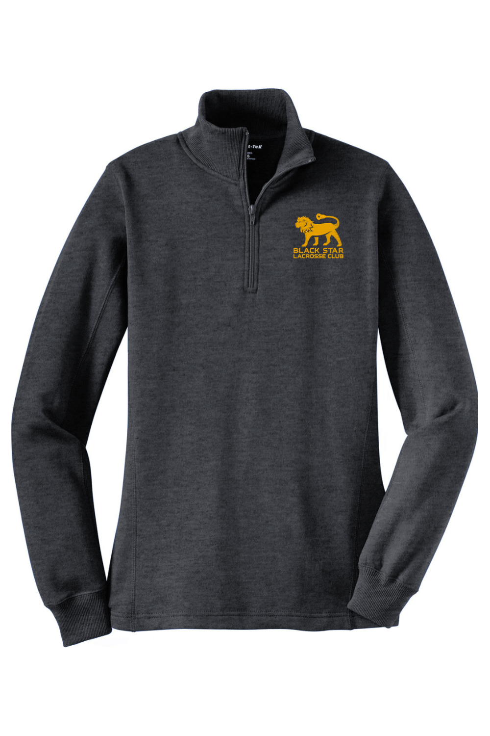 Black Star Lacrosse Adult Women's Embroidered Quarter-Zip Pullover Signature Lacrosse
