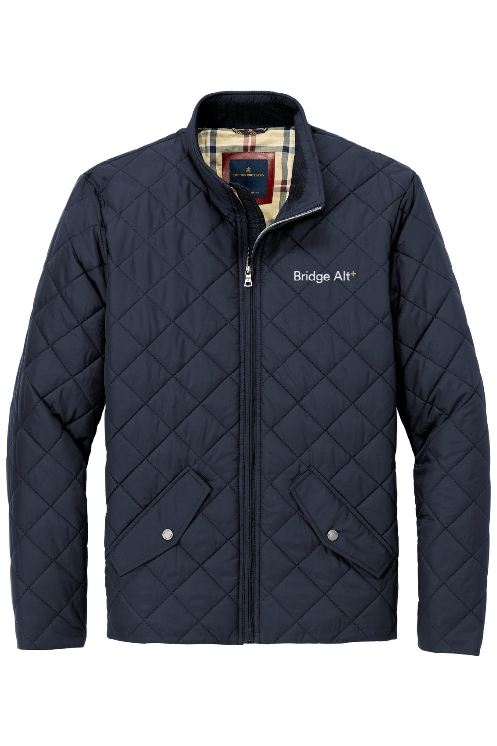 Bridge Alternatives Brooks Brothers Quilted Jacket Signature Lacrosse