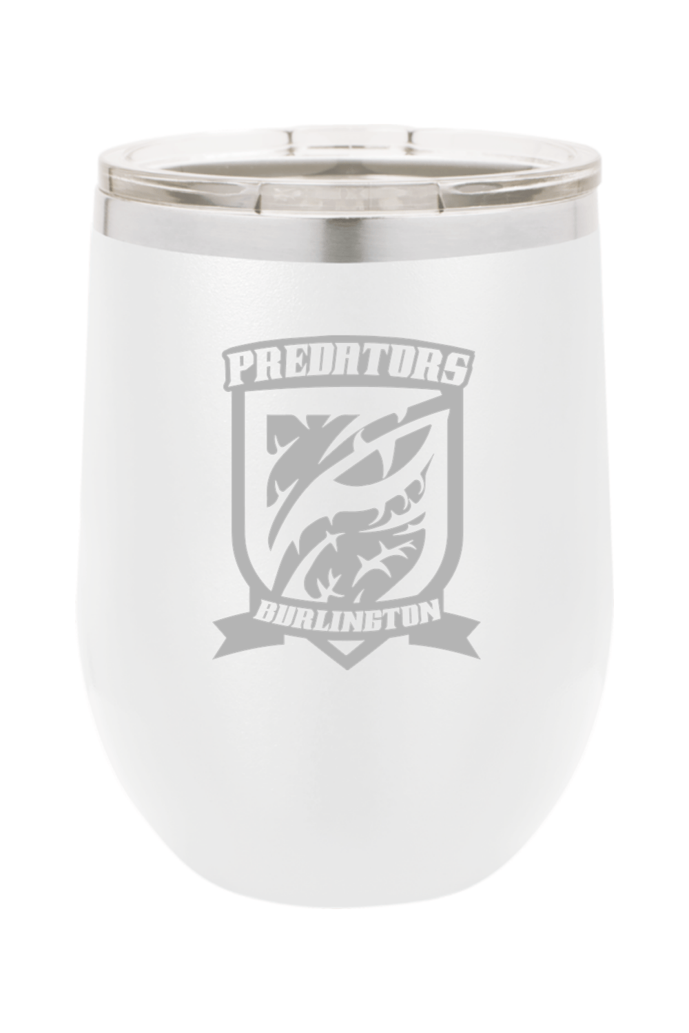Burlington Predators SC Insulated Wine Tumbler Signature Lacrosse