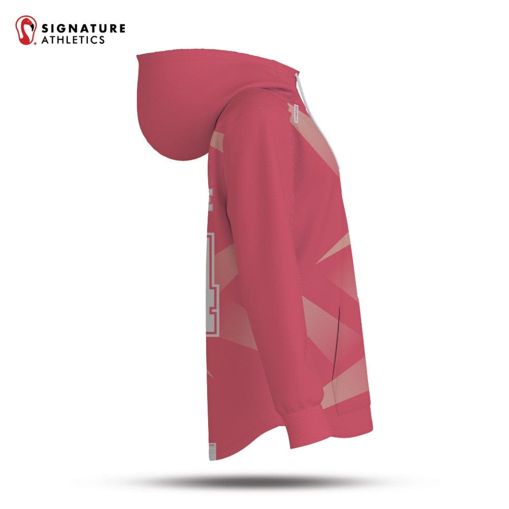 Burlington Predators Women's Coral Pro Dye Sub Scuba Hoodie Signature Lacrosse