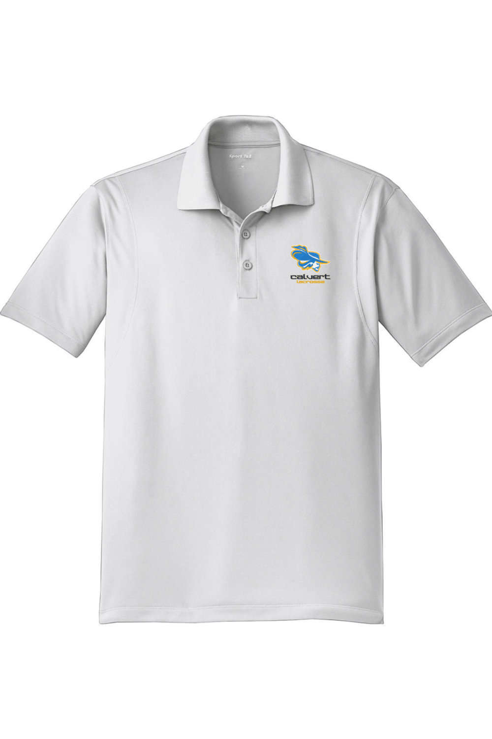 Calvert HS Adult Embroidered Athletic Polo Signature Lacrosse