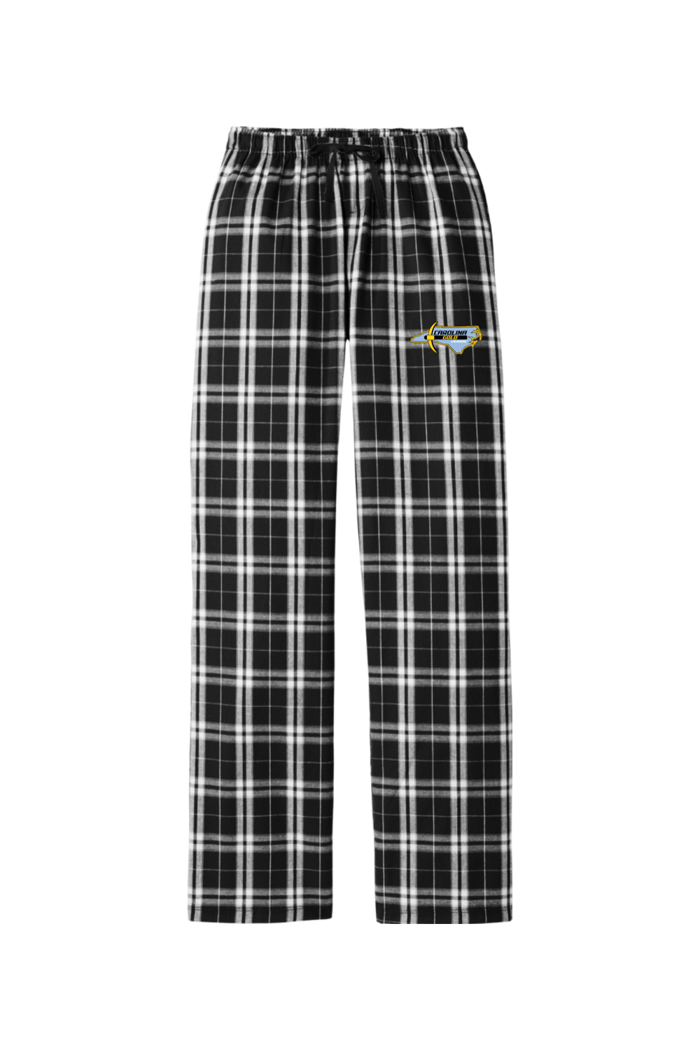 Carolina Gold Lacrosse Adult Women's Flannel Plaid Pants Signature Lacrosse