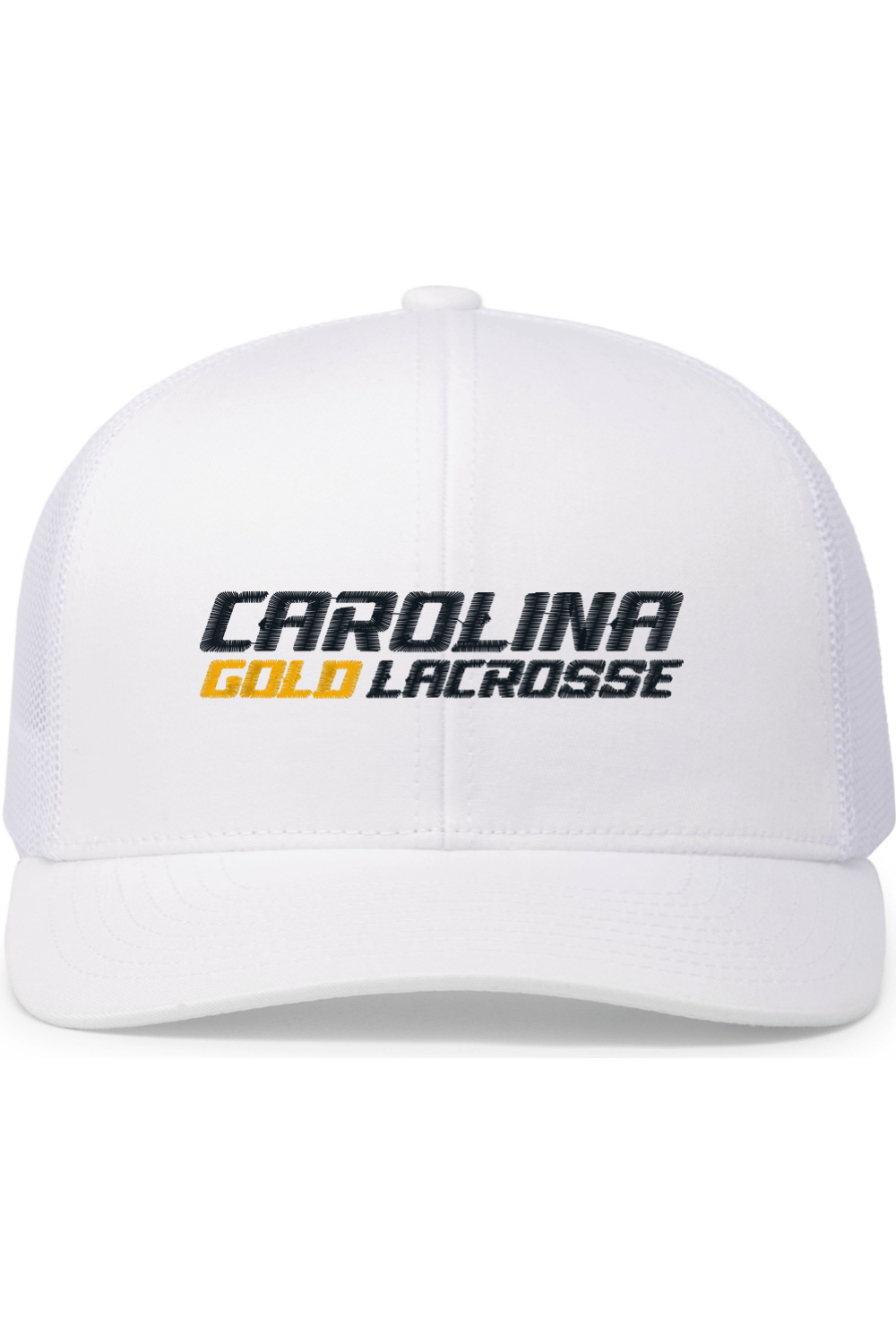Carolina Gold Lacrosse Embroidered Trucker Hat Signature Lacrosse