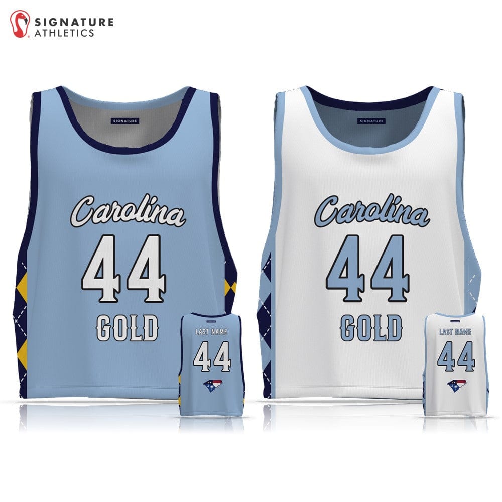 Carolina Gold Men's Men's Game Reversible Pinnie Signature Lacrosse