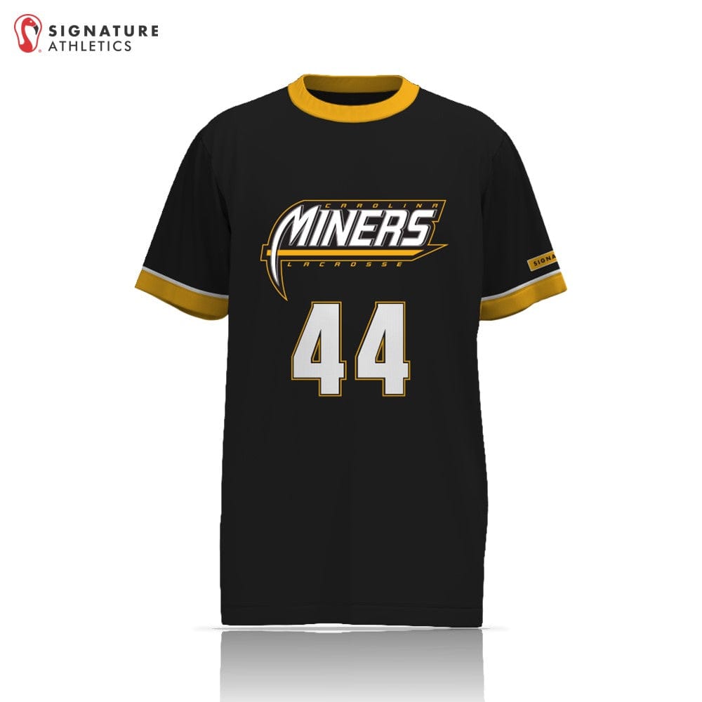 Carolina Miners Men's Short Sleeve Tech Tee: Miners 2033 Signature Lacrosse