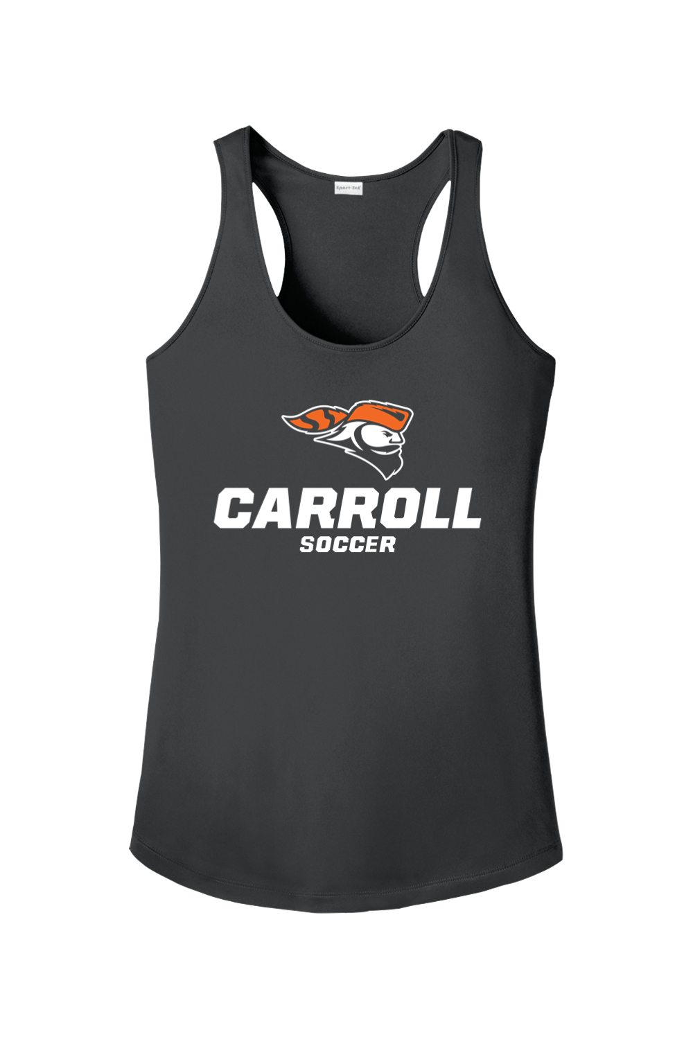 Carroll Soccer Women's Racerback Tank Signature Lacrosse