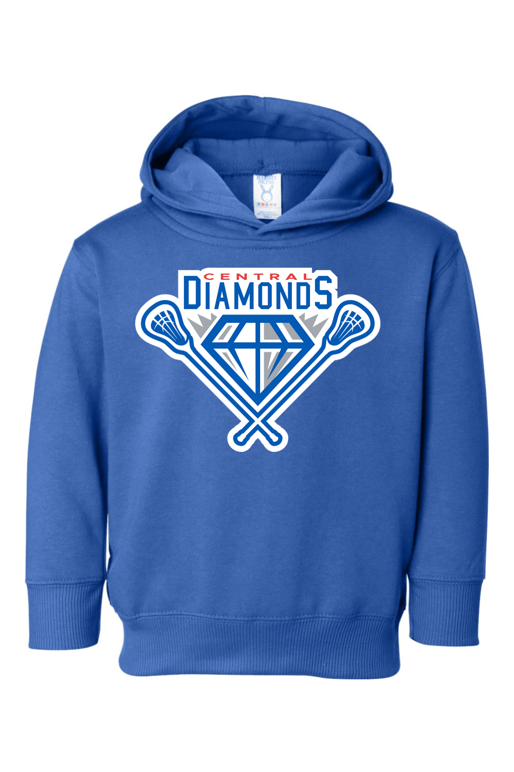 Central Diamonds Toddler Fleece Hoodie Signature Lacrosse