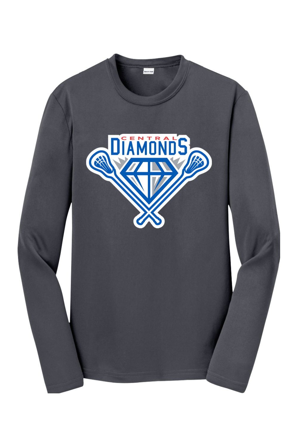 Central Diamonds Youth Long Sleeve T-Shirt Signature Lacrosse