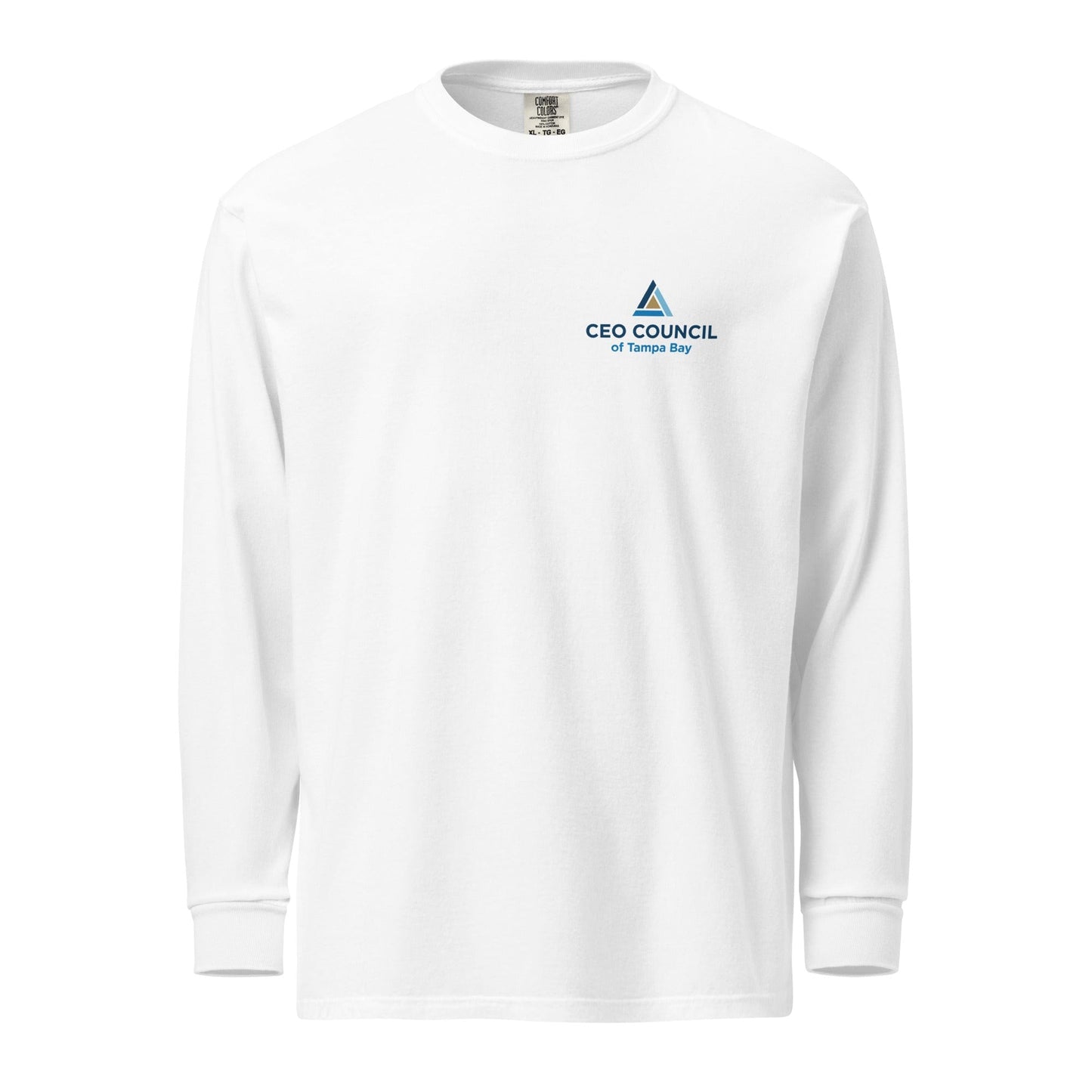 CEO Council Garment-Dyed Heavyweight Long Sleeve Shirt Signature Lacrosse
