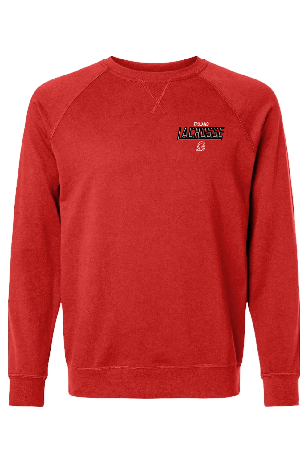CG Trojan Youth Lacrosse Adult Heavyweight Raglan Long Sleeve Signature Lacrosse