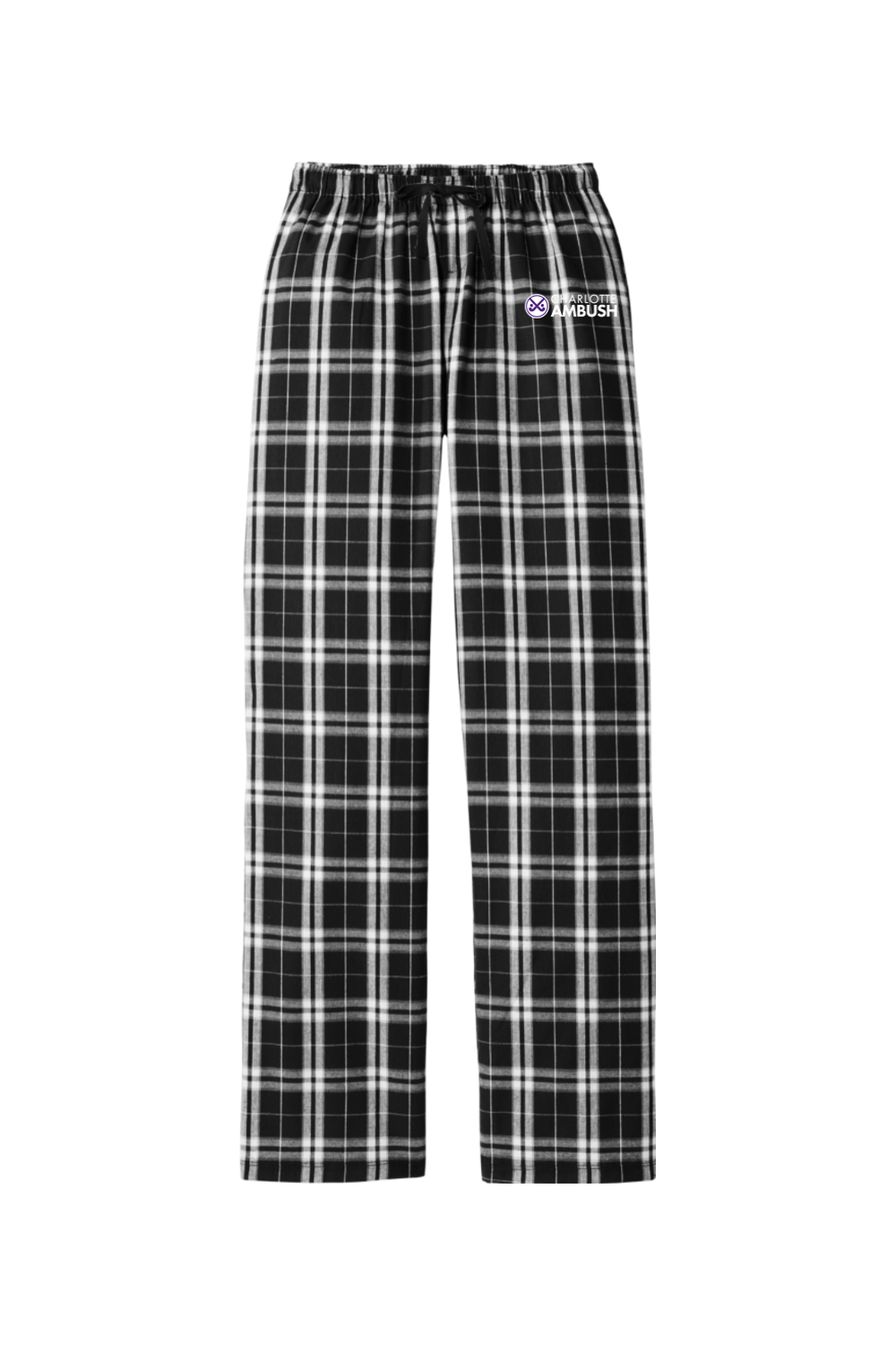 Charlotte Ambush Field Hockey Club Adult Women's Flannel Plaid Pants Signature Lacrosse