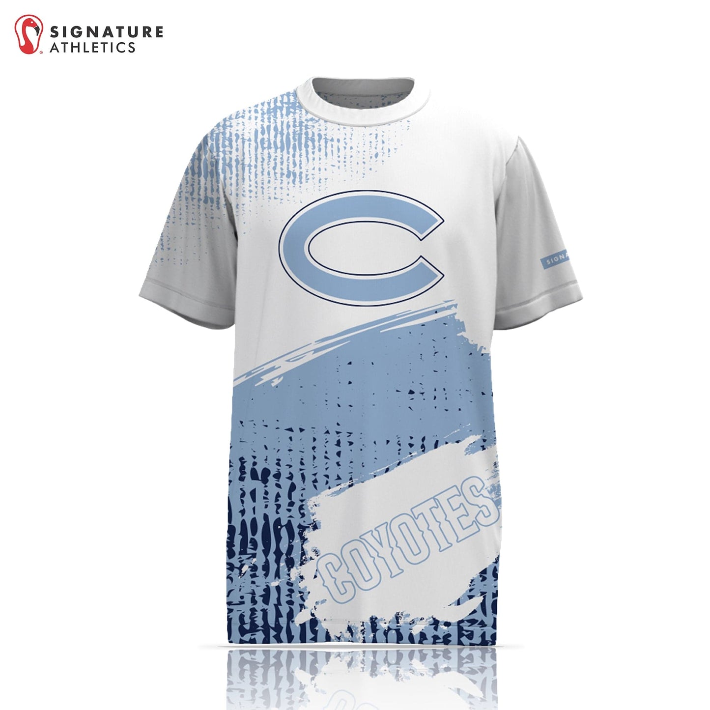 Clarksburg Coyotes Men's Short Sleeve Tech Tee: Coyotes Signature Lacrosse