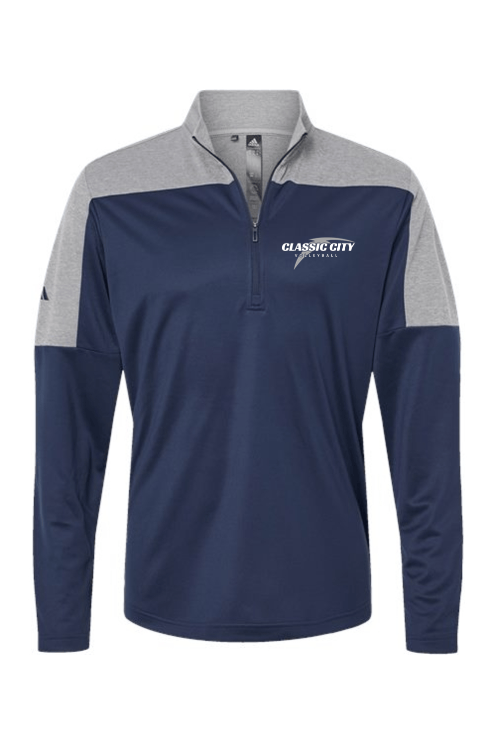 Classic City Volleyball Club Adidas Men's Ultimate365 Lightweight Colorblocked Quarter-Zip Pullover Signature Lacrosse