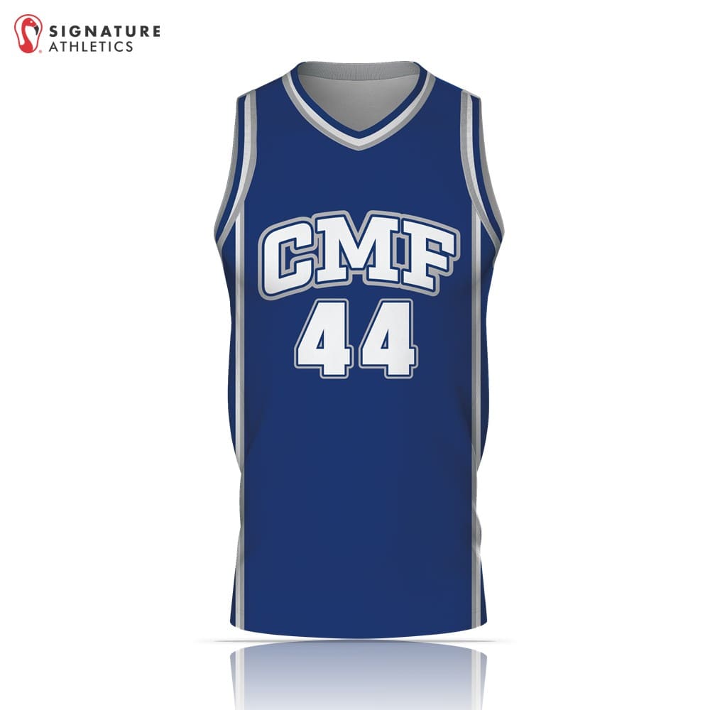 CMF Men's Player V-Neck Reversible Basketball Jersey: CMF One Signature Lacrosse