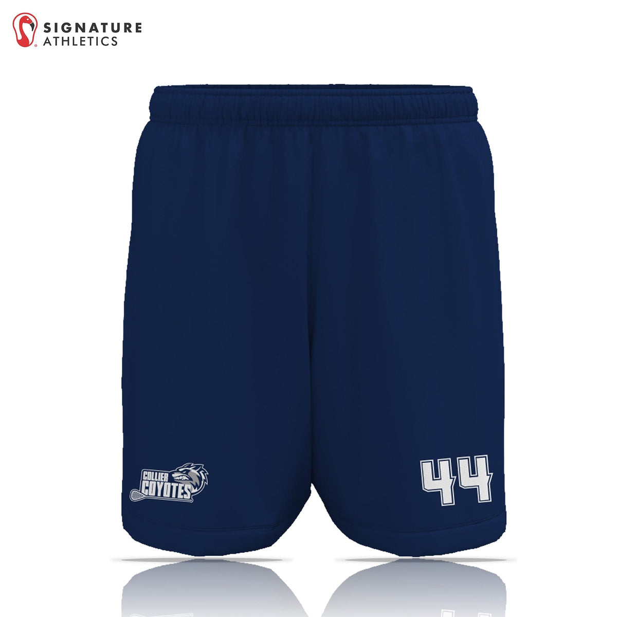 Collier County Lacrosse Men's Player Game Shorts: Middle School Signature Lacrosse