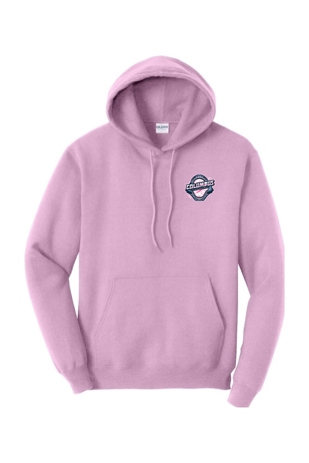 Columbus Flag Sharks Adult Heavyweight Hoodie Signature Lacrosse