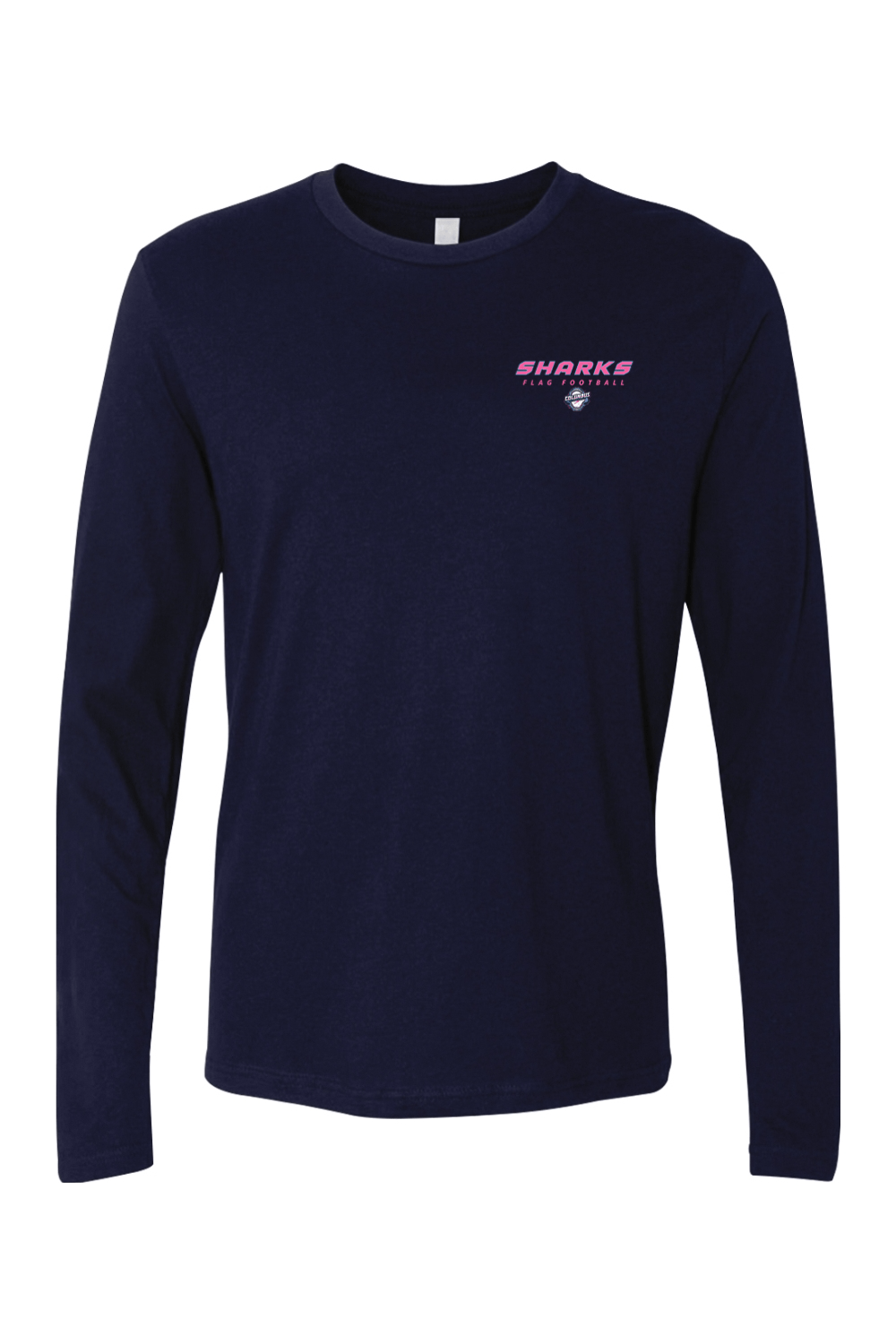 Columbus Flag Sharks Adult Long Sleeve T-Shirt Signature Lacrosse