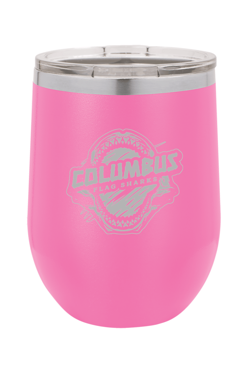 Columbus Flag Sharks Insulated Wine Tumbler Signature Lacrosse