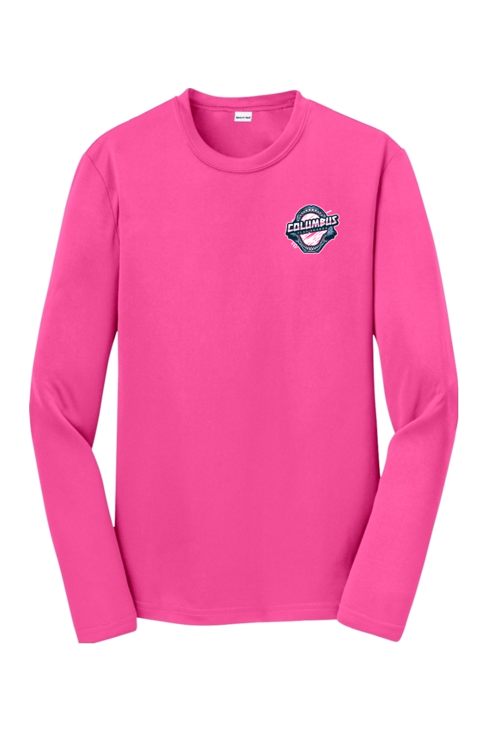 Columbus Flag Sharks Youth Long Sleeve T-Shirt Signature Lacrosse