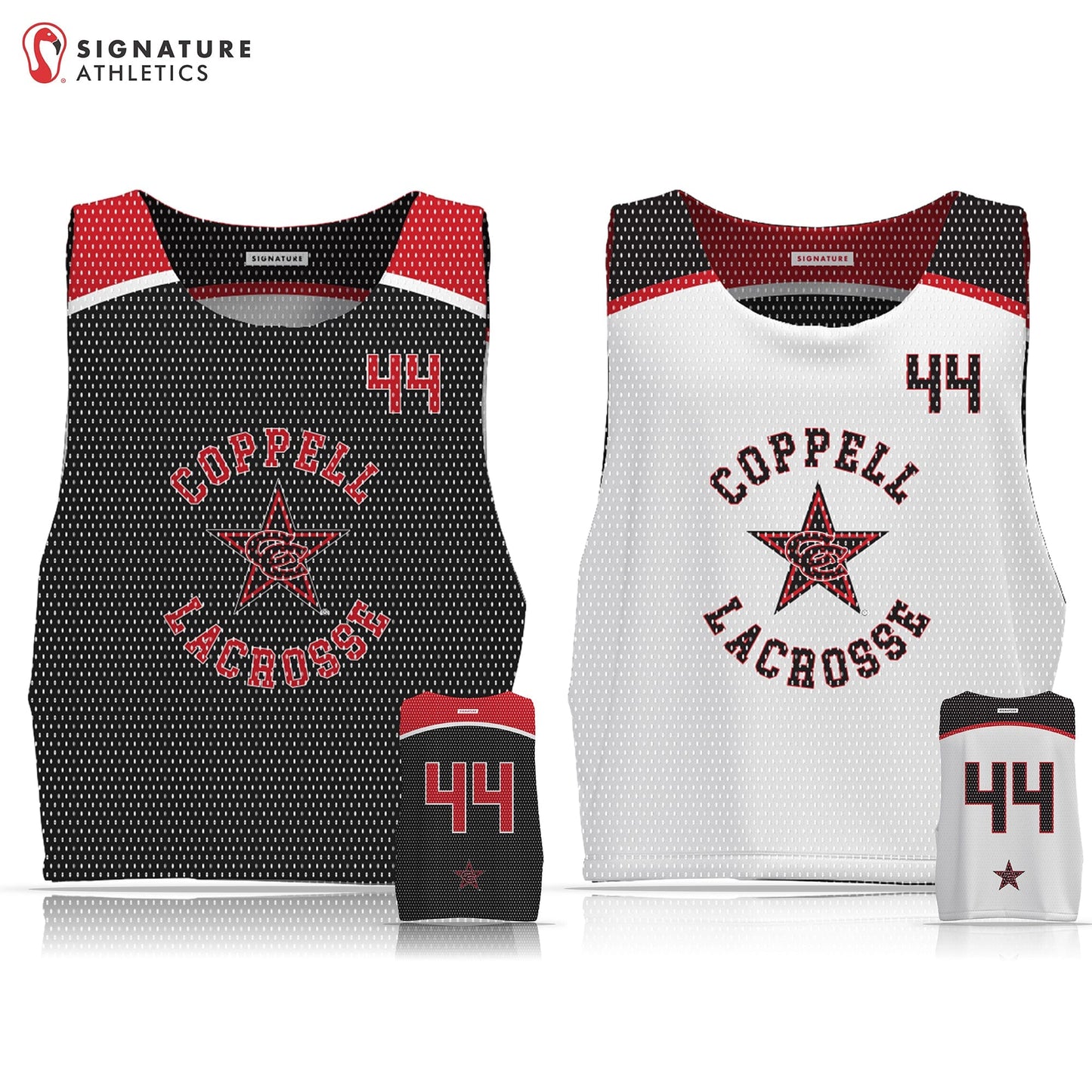 Coppell Lacrosse Boys 3rd-4th Grade Basic Practice Pinnie: 3rd-4th Grade Signature Lacrosse