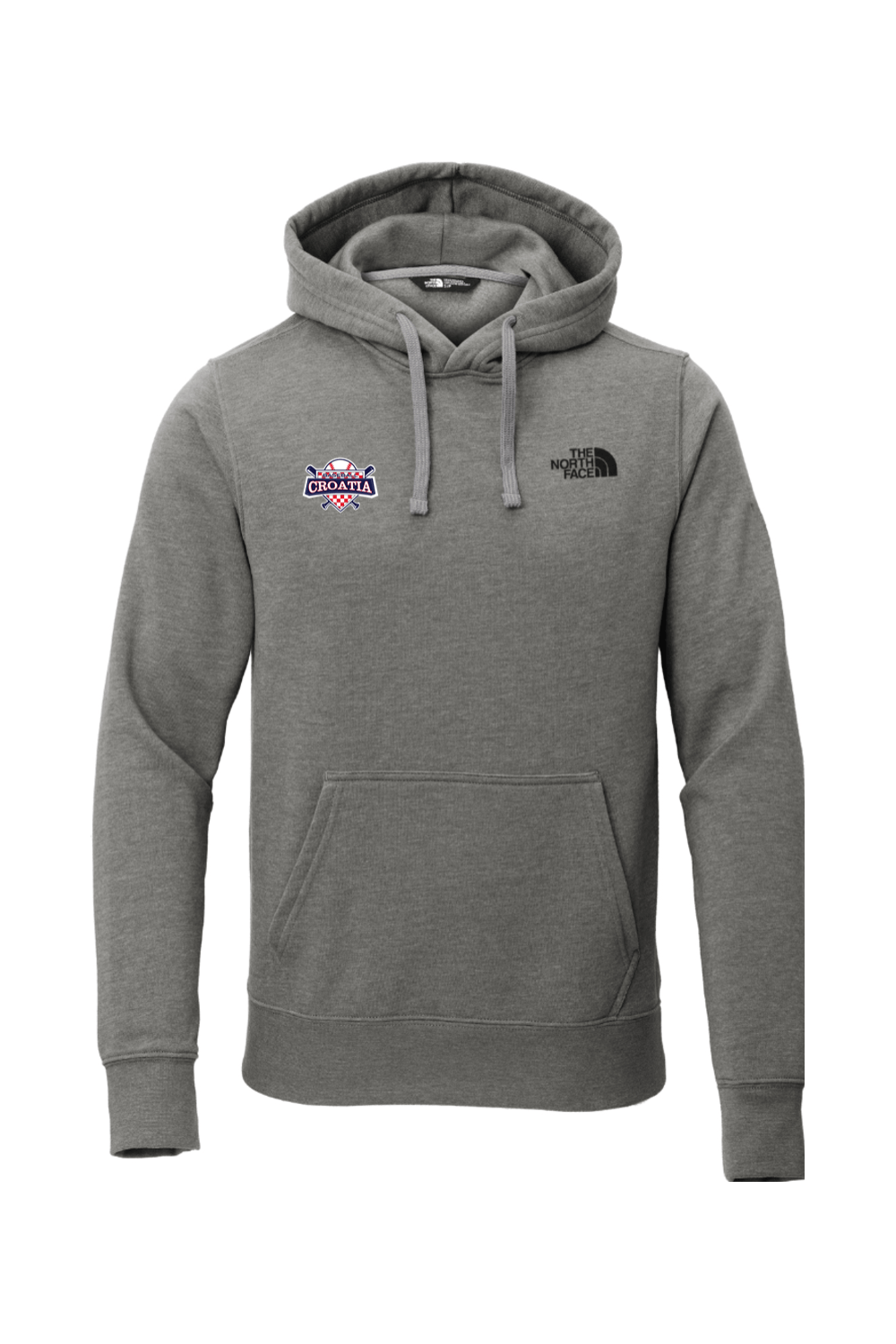 Croatia North North Face Chest Logo Pullover Hoodie Signature Lacrosse