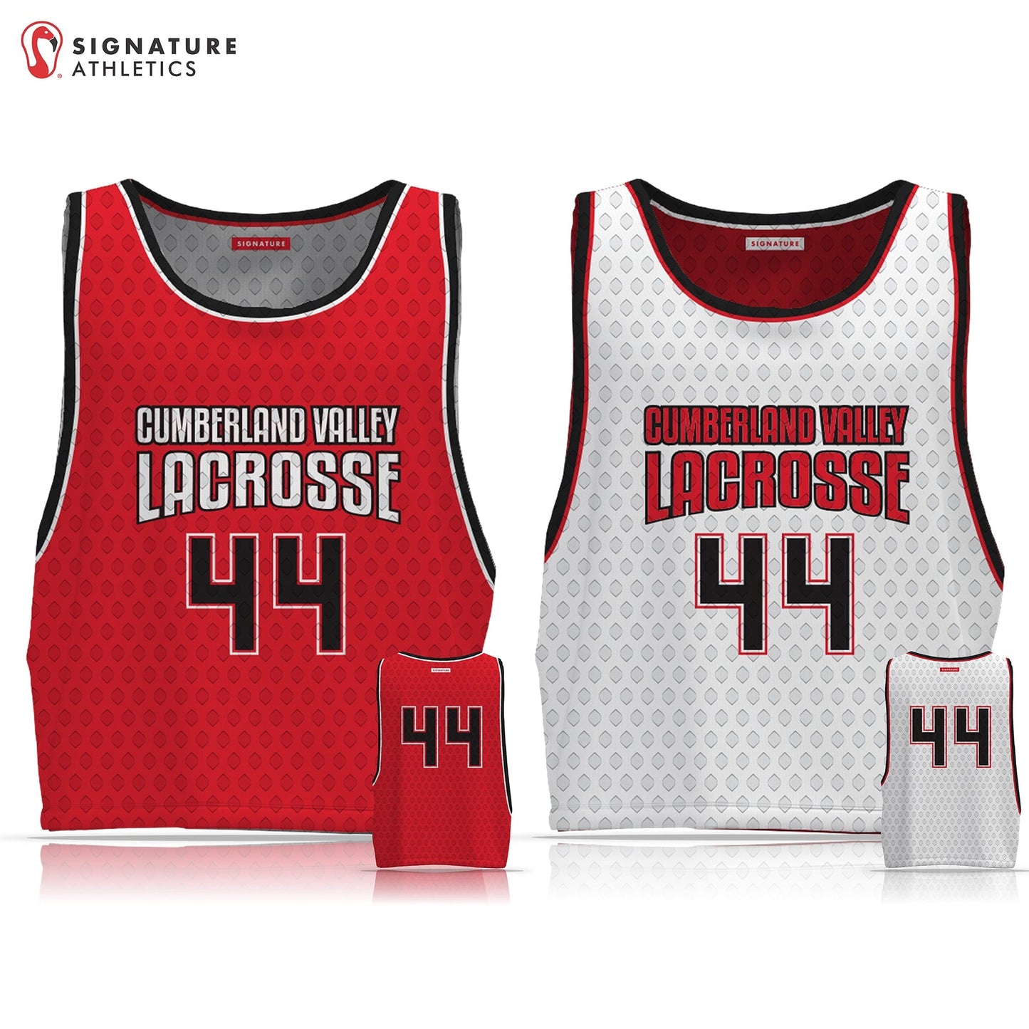 Cumberland Valley Lacrosse Men's Basic Tournament Pinnie: K-8th Grade Signature Lacrosse