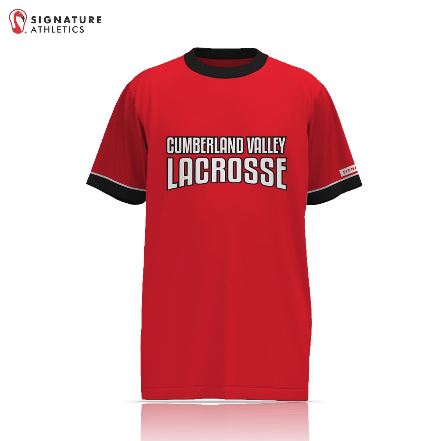 Cumberland Valley Lacrosse Short Sleeve Tech Tee: K-8th Grade Signature Lacrosse