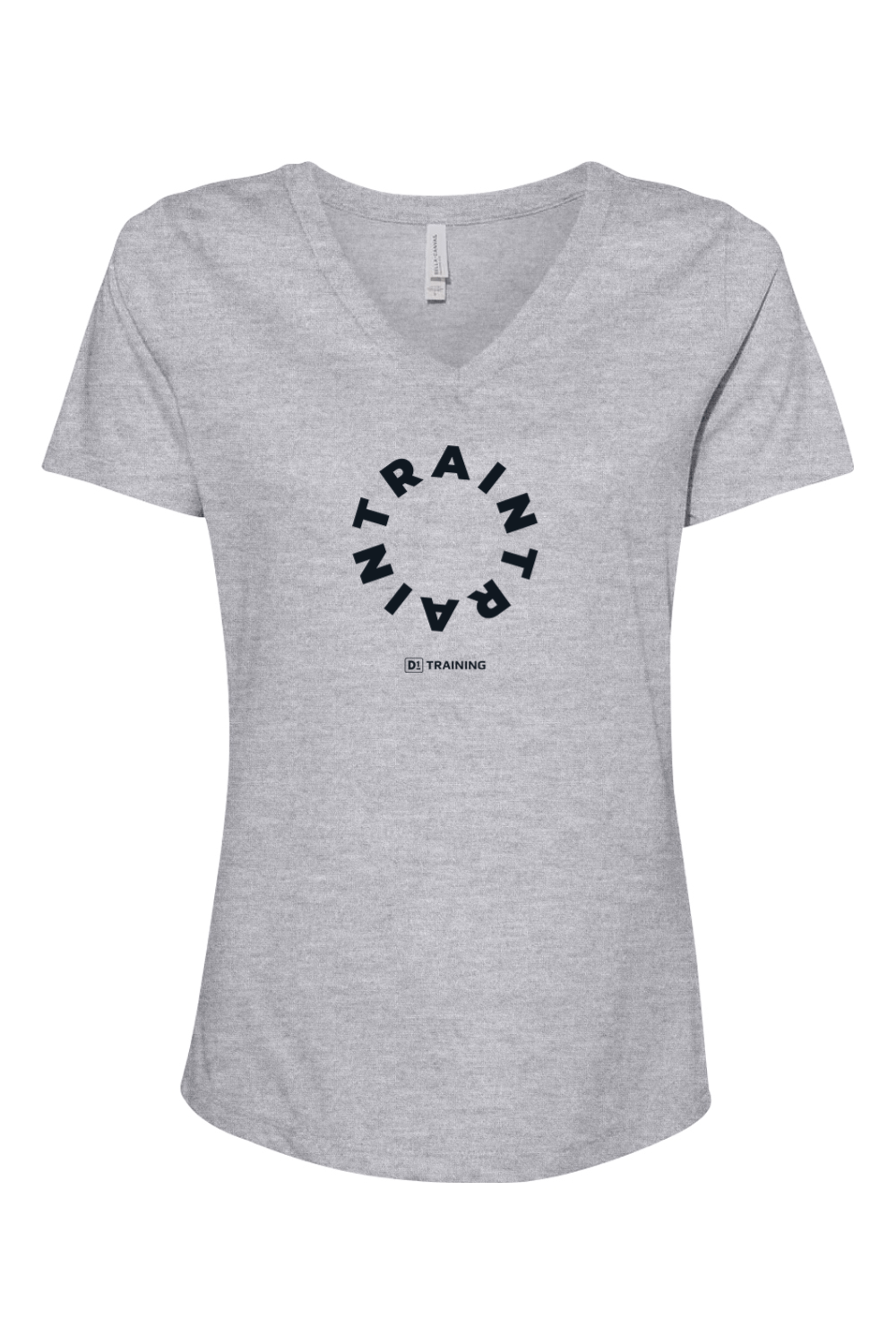 D1 Training Women's Relaxed V-Neck T-Shirt Signature Lacrosse