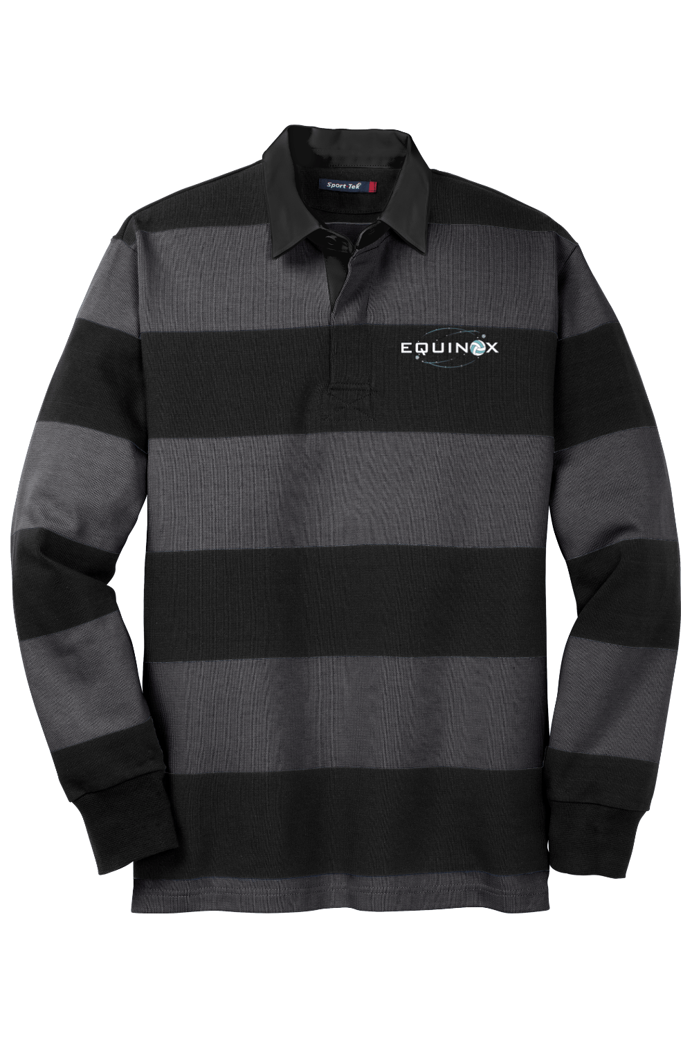 Equinox Volleyball Club Sport-Tek Classic Long Sleeve Rugby Polo Signature Lacrosse