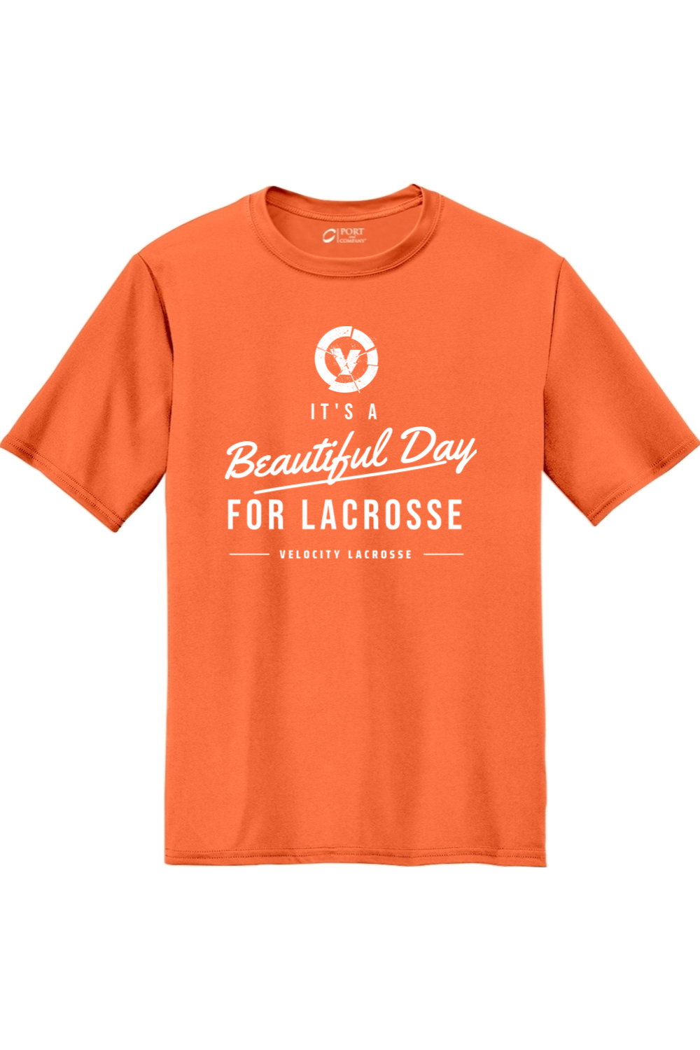 Velocity Lacrosse Port & Company Performance Tee