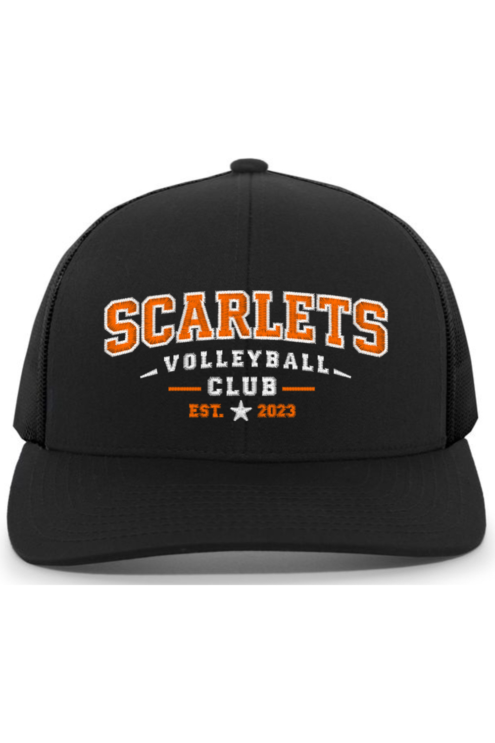 Scarlets Volleyball Embroidered Trucker Hat