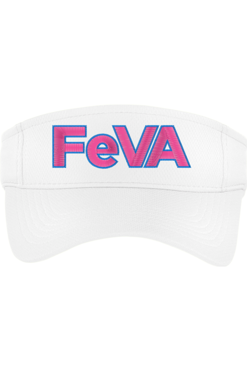 Features Volleyball Embroidered Visor