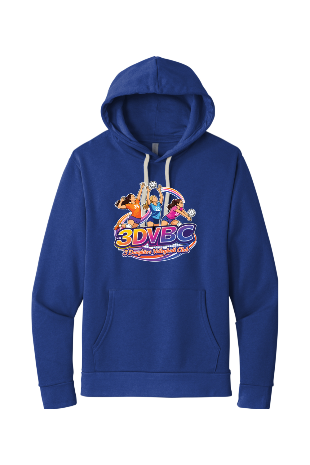 3DVBC Volleyball Adult Premium Lightweight Hoodie