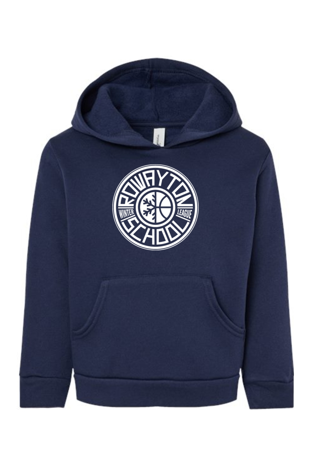 Rowayton Basketball Bella + Canvas Toddler Sponge Fleece Pullover Hoodie