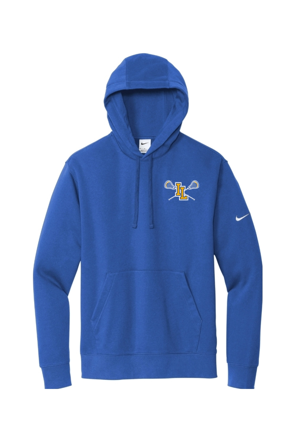 Indian Land Chiefs Embroidered Nike Club Fleece Sleeve Swoosh Pullover Hoodie