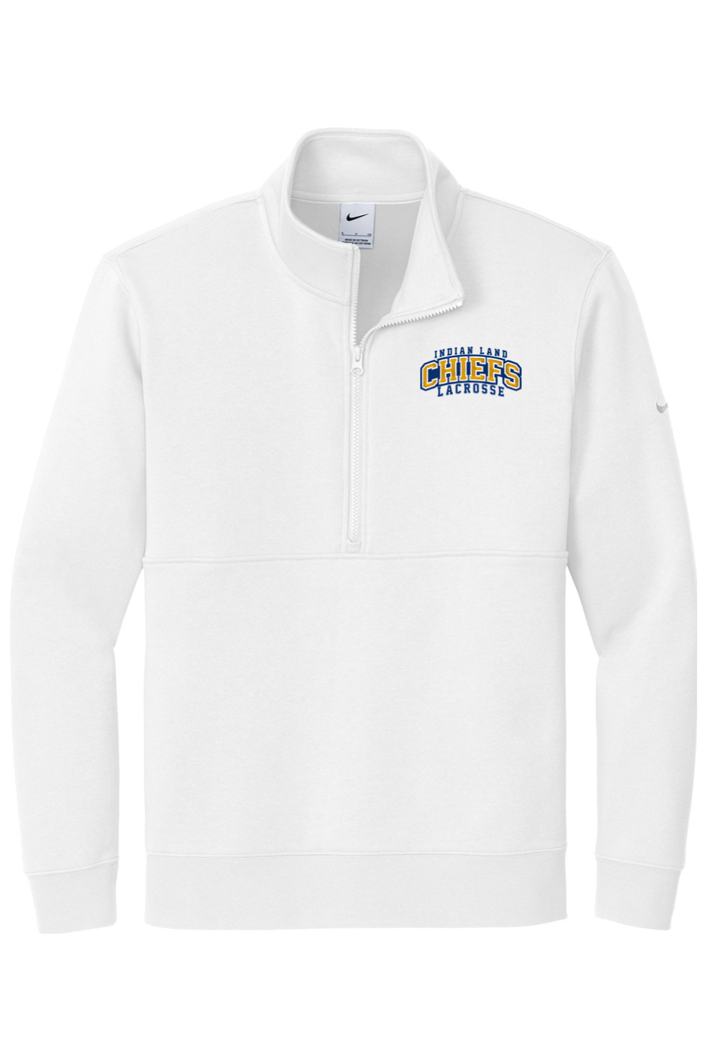 Indian Land Chiefs Embroidered Nike Club Fleece Sleeve Swoosh 1/2-Zip
