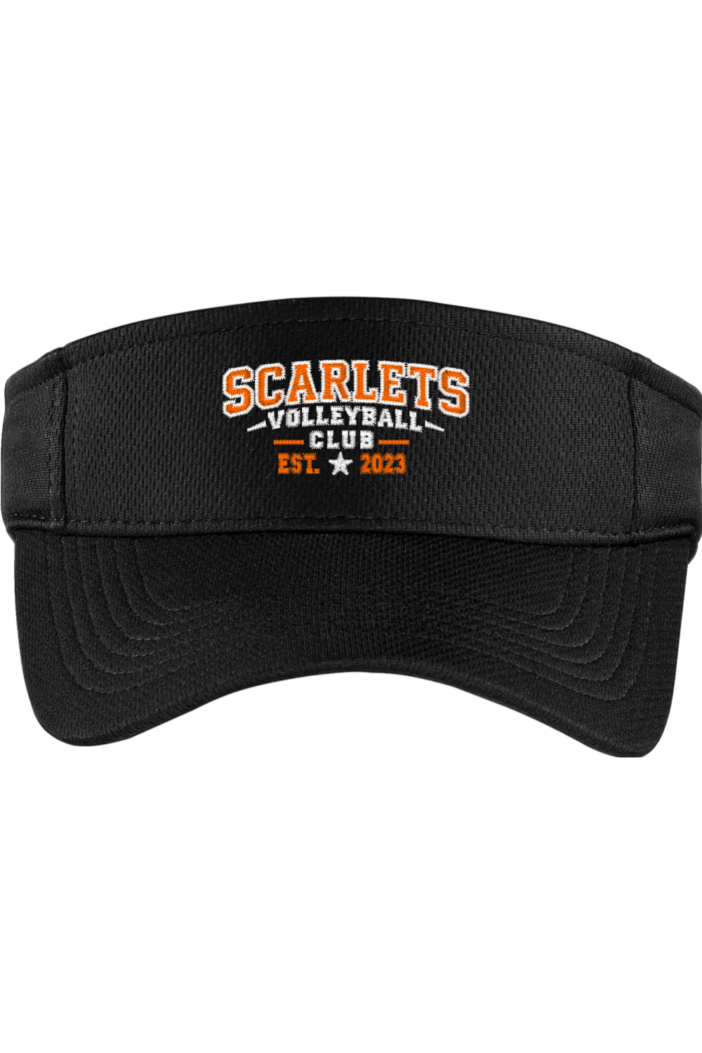 Scarlets Volleyball Embroidered Visor