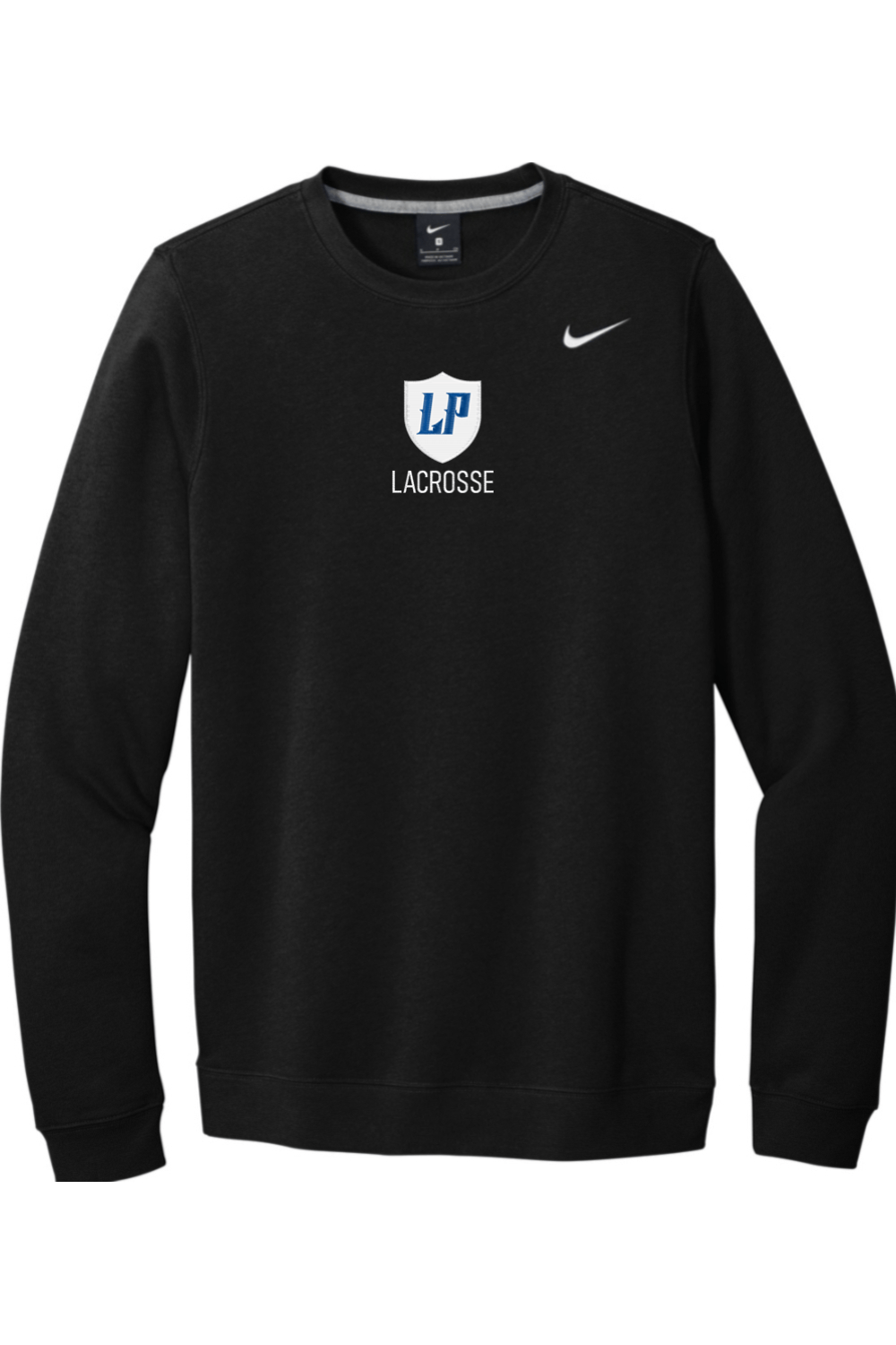 Lake Park Lacrosse Embroidered Nike Club Fleece Crew