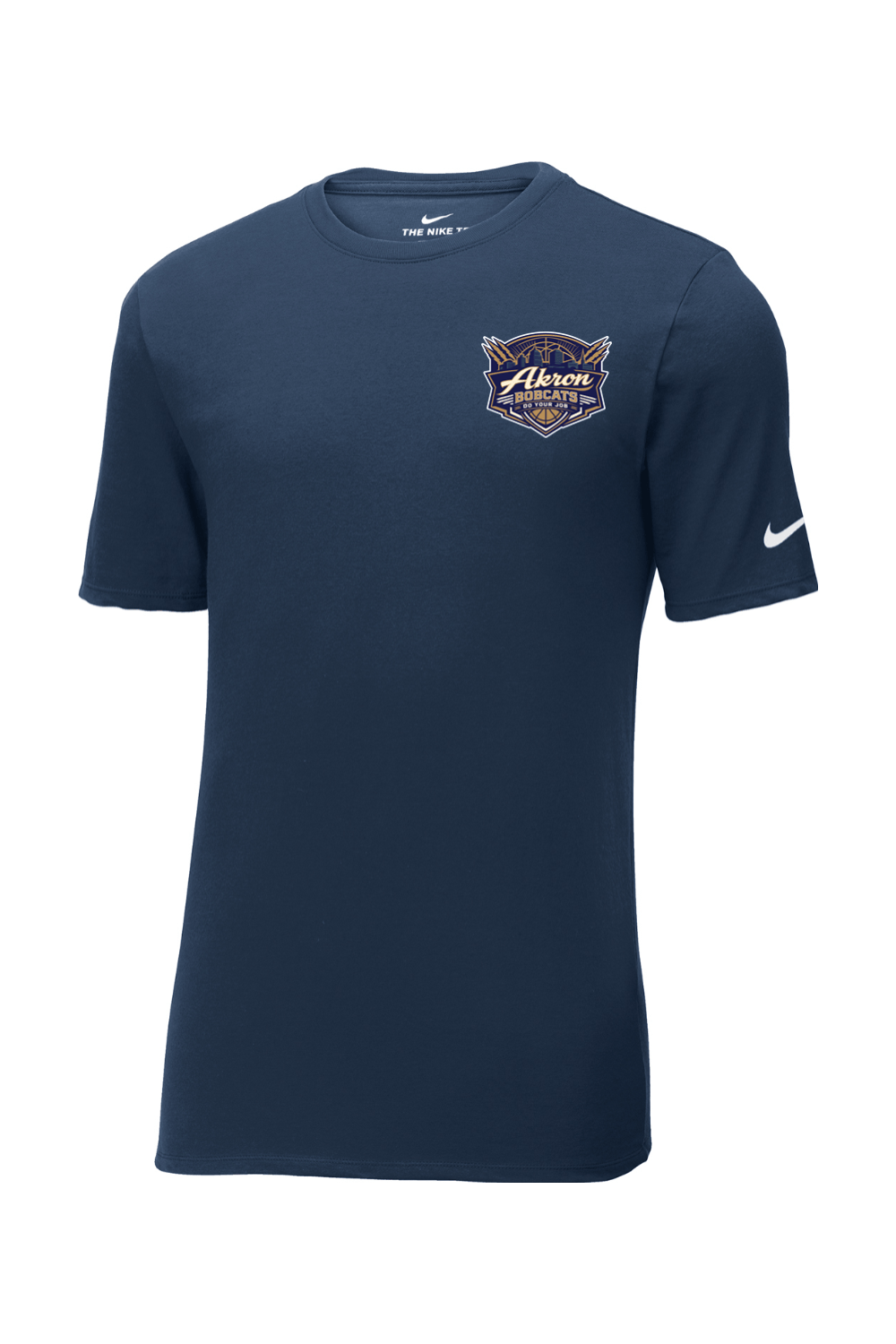 Arkron Bobcats Basketball Nike Core Cotton Tee Signature Lacrosse
