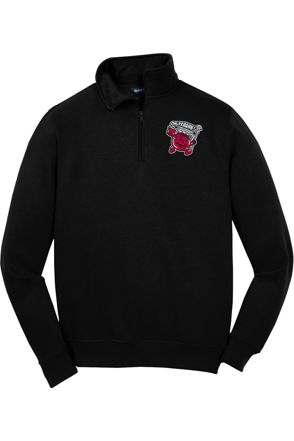 Oh Yeah LC Adult Embroidered Quarter-Zip Pullover