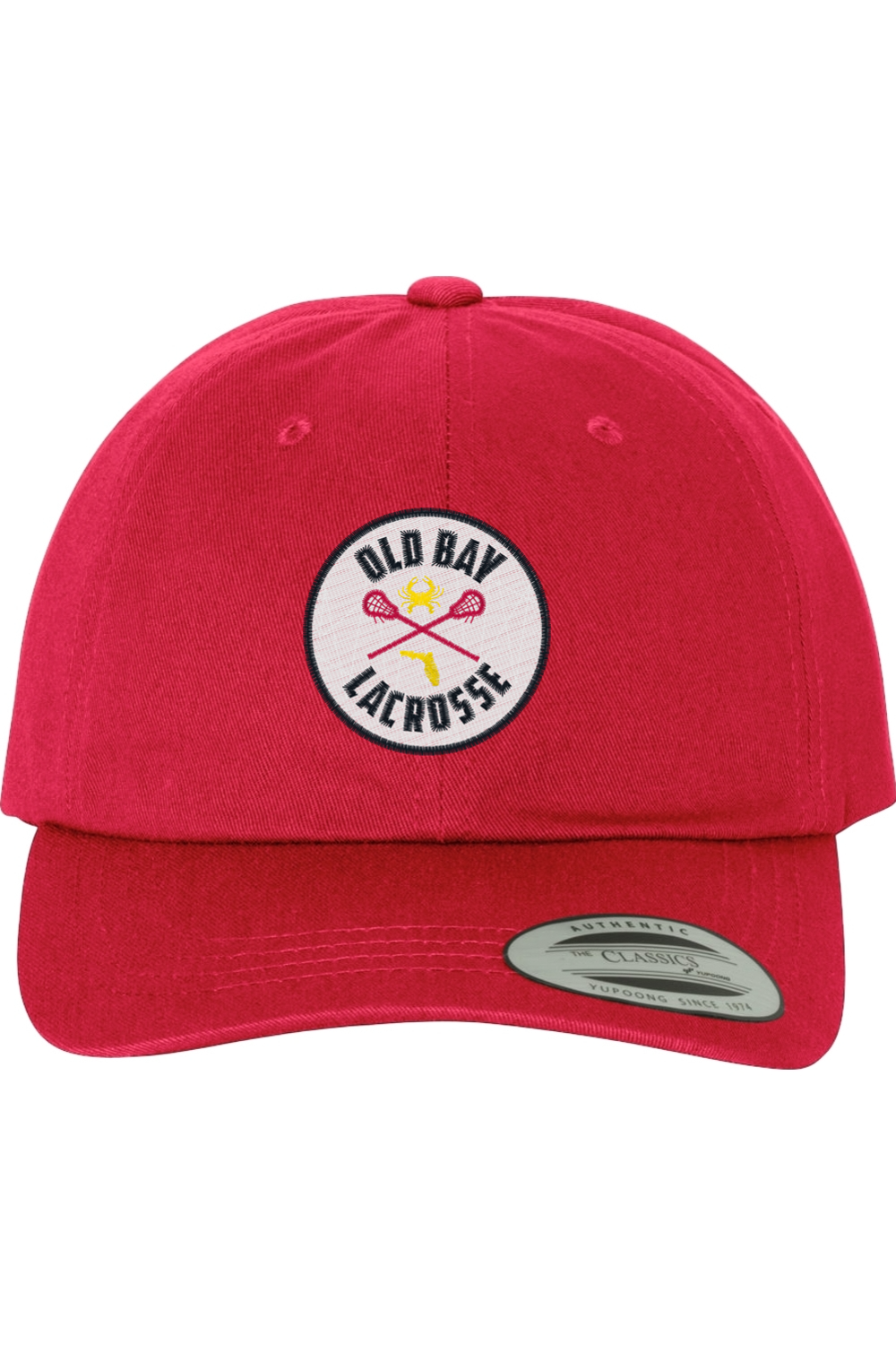 Old Bay Lacrosse Embroidered Dad Hat
