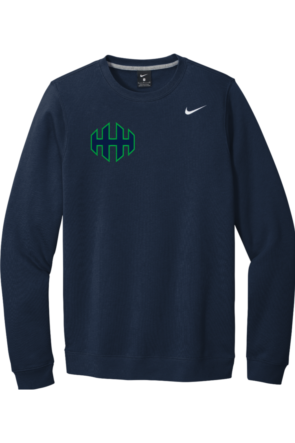 HHH lacrosse Embroidered Nike Club Fleece Crew